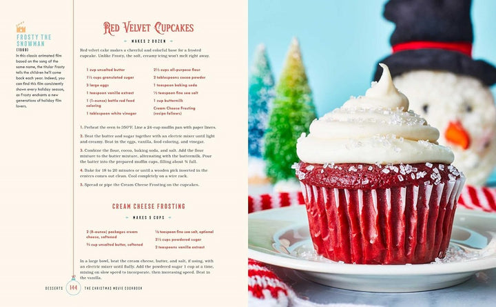 The Christmas Movie Cookbook cupcakes
