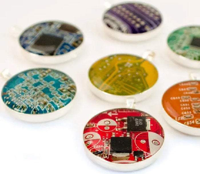 Mini Circuit Board Bangle Bracelet colors