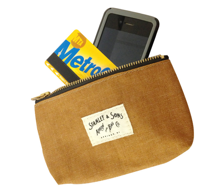 Small Clay Zipper Pouch by Stanley & Sons