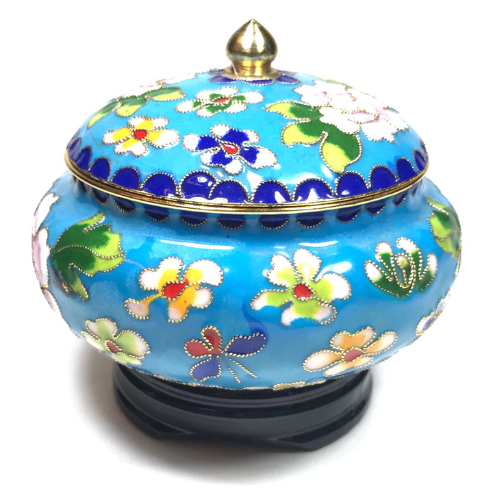 Cloisonne Covered Jar