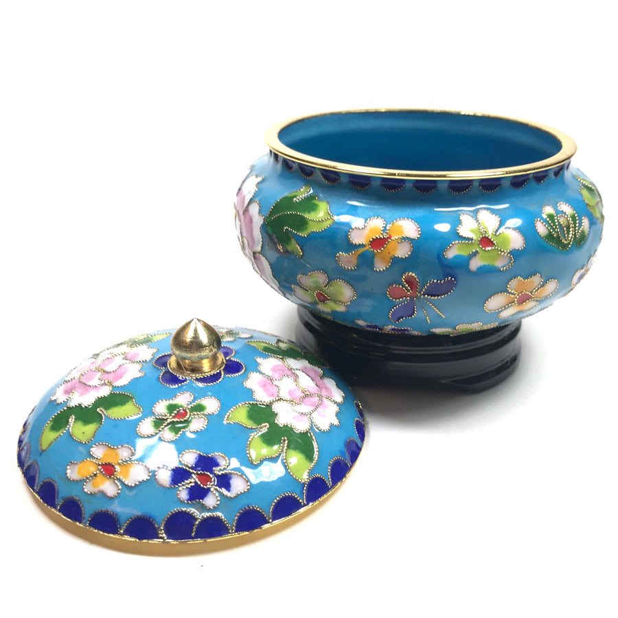 Cloisonne Covered Jar