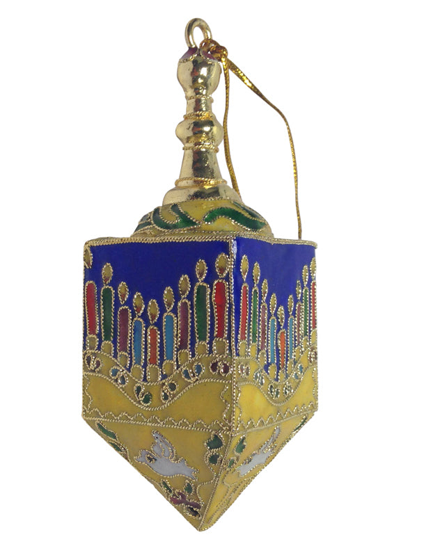 Cloisonne Dreidel Ornament