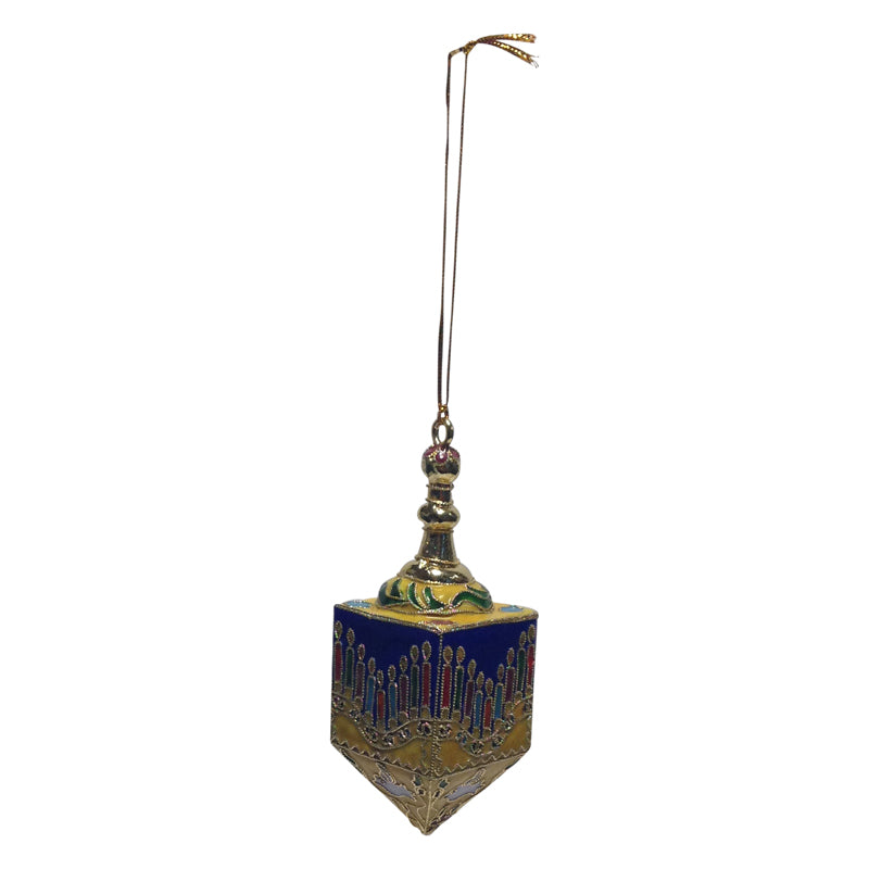 Cloisonne Dreidel Ornament