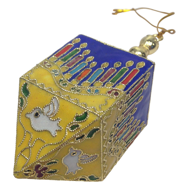 Cloisonne Dreidel Ornament