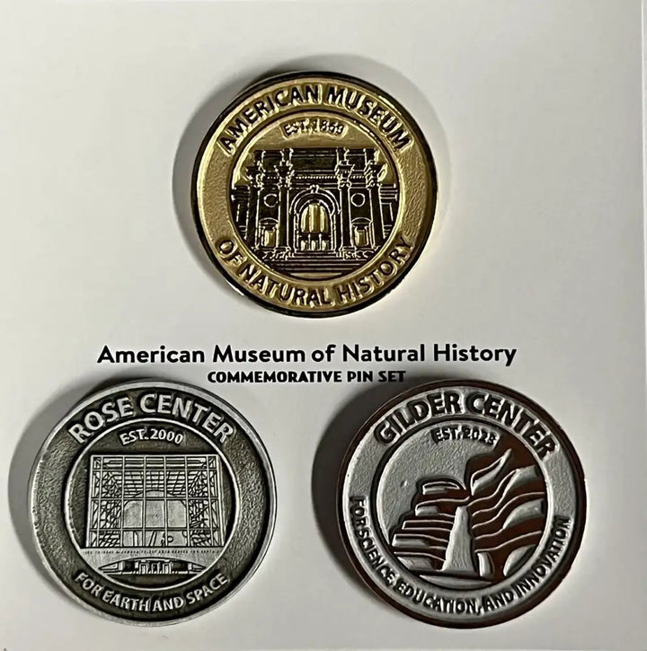 Exclusive Boxed Set of AMNH Gilder Center Commemorative Pins