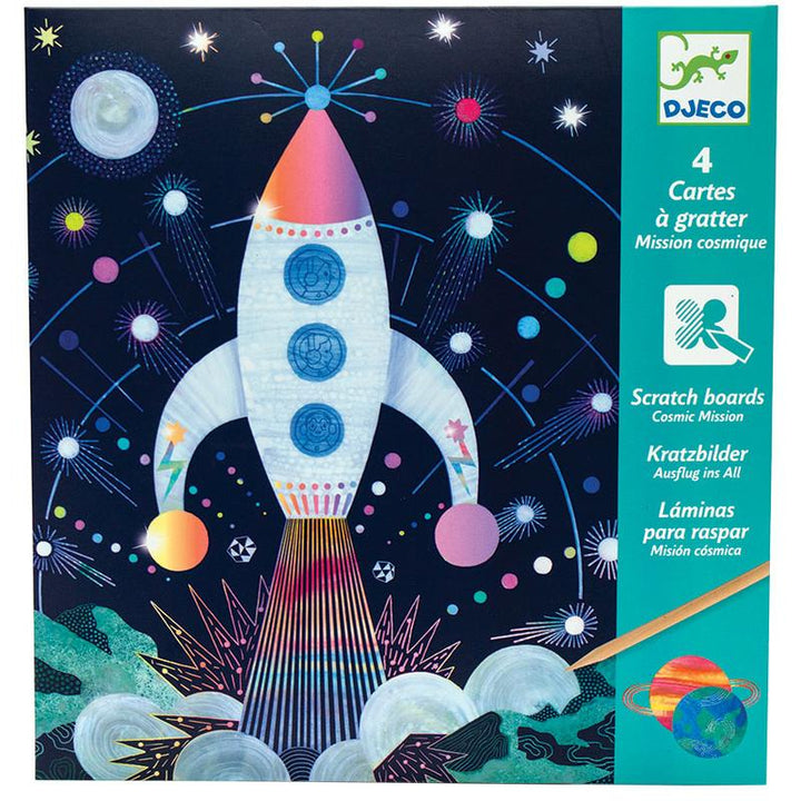 Cosmic Mission Scratch Boards