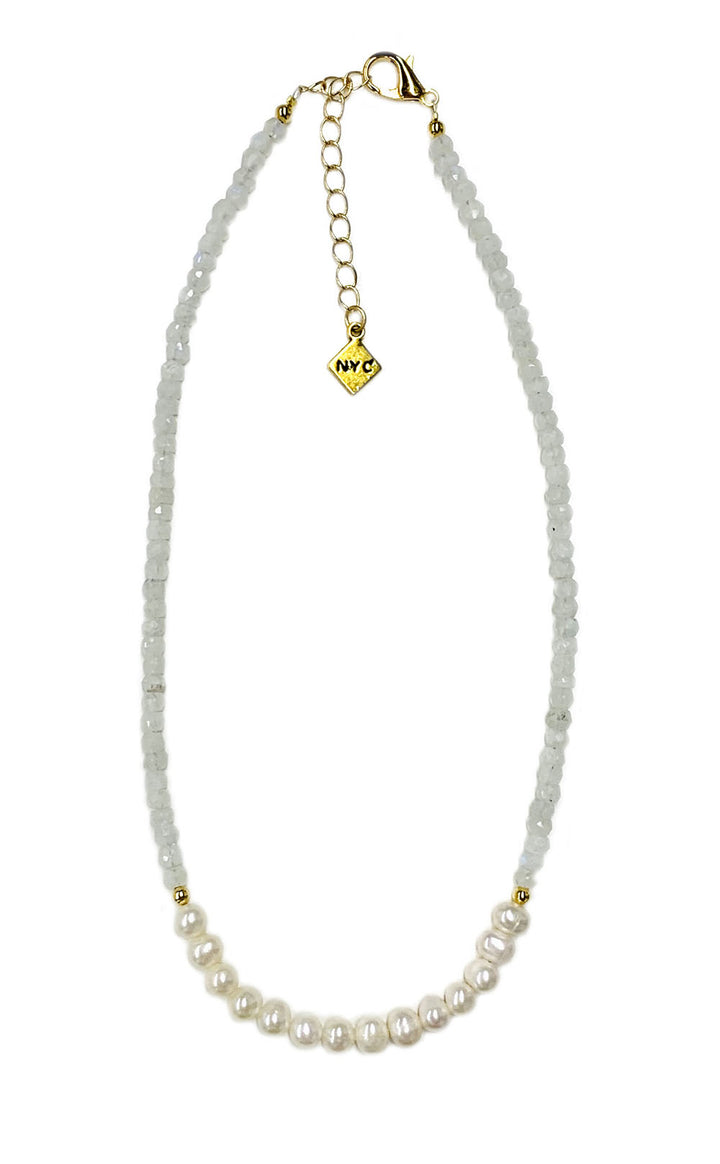 Assorted Cultured Pearl and Gemstone Necklace