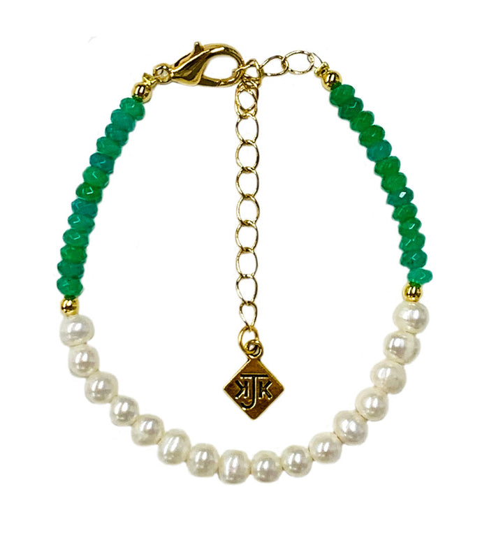 Assorted Cultured Pearl and Gemstone Bracelet