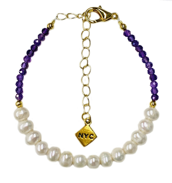 Assorted Cultured Pearl and Gemstone Bracelet