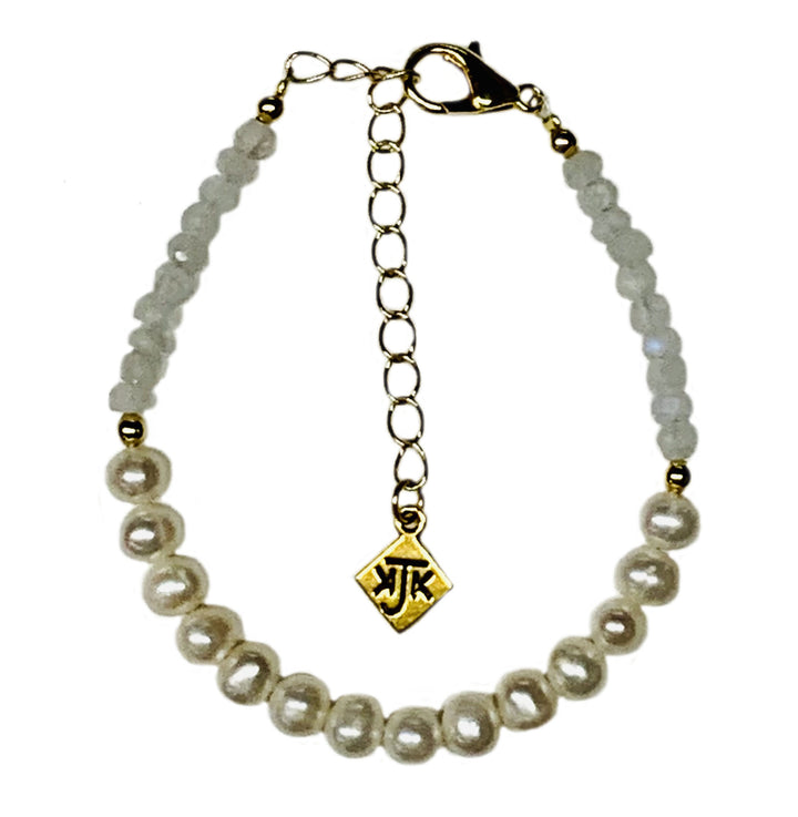 Assorted Cultured Pearl and Gemstone Bracelet