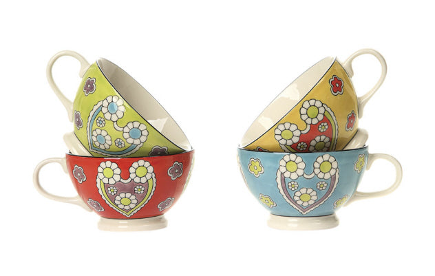 3'' Assorted Stoneware Mugs