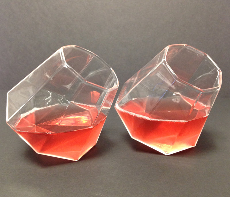 Diamond Wine Glass Set