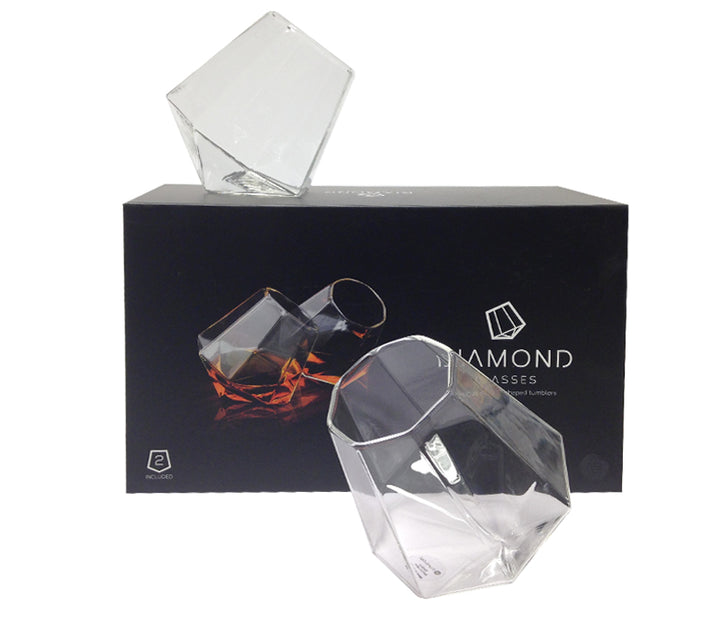 Diamond Wine Glass Set