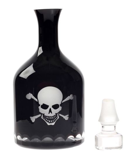 Skull Decanter and Tumbler Set
