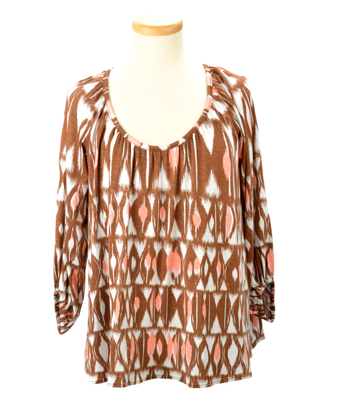 Tori Richard Desert Gem Abbey Top
