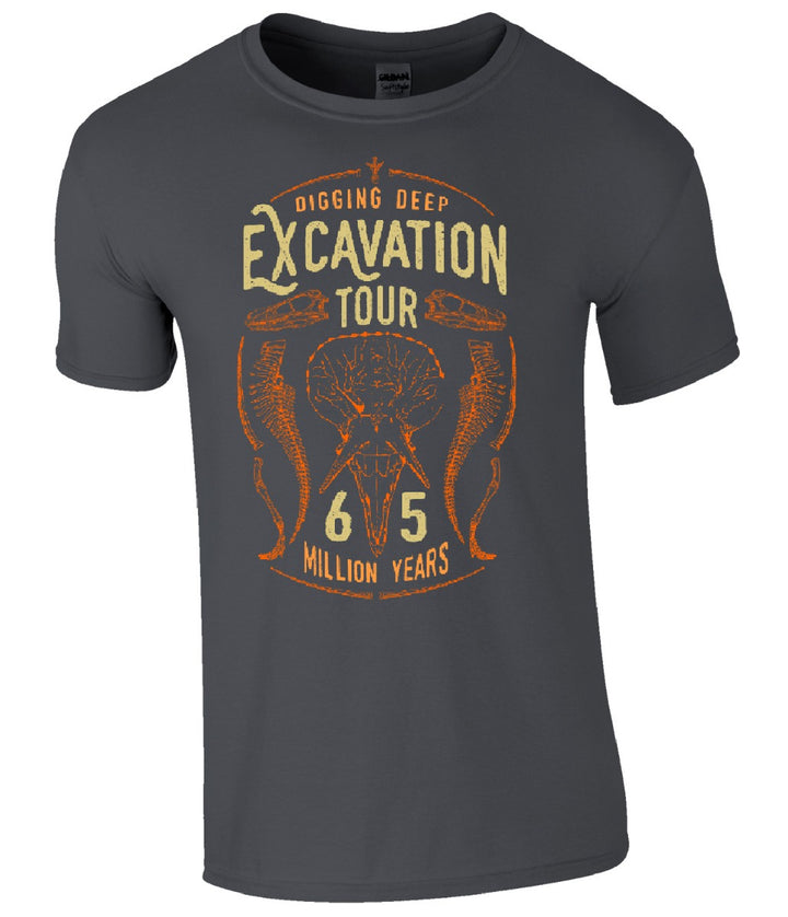 Adult Digging Deep Excavation Tour T-Shirt