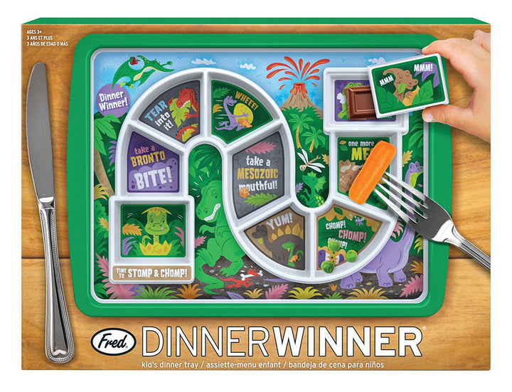 Dinner Winner Dinosaur Dinner Tray