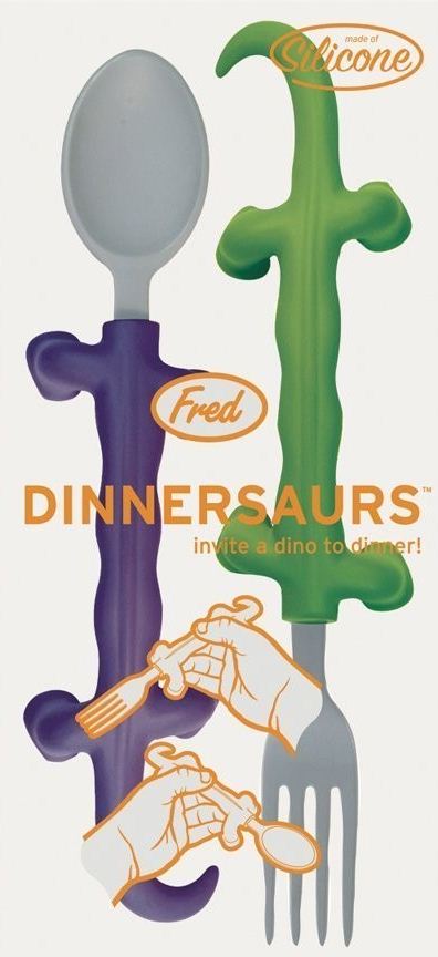 Dinnersaurs Utensil Set