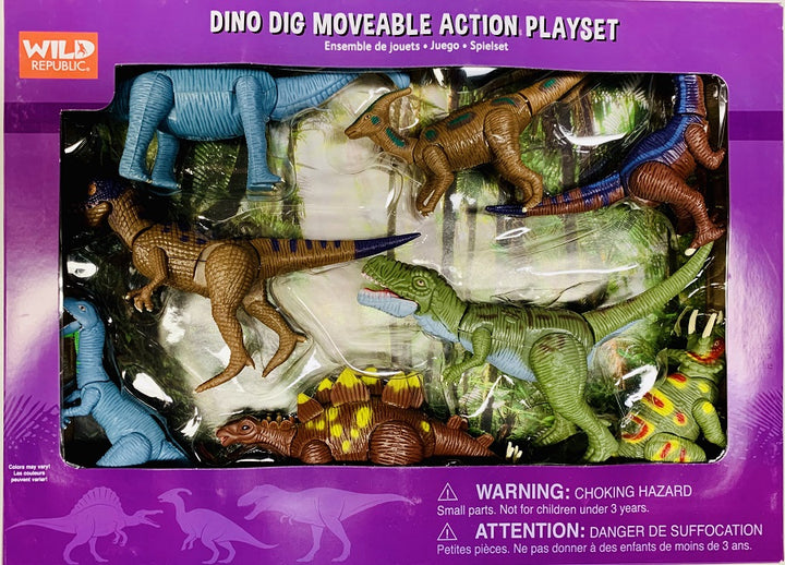 Dino Dig Moveable Action Play Set