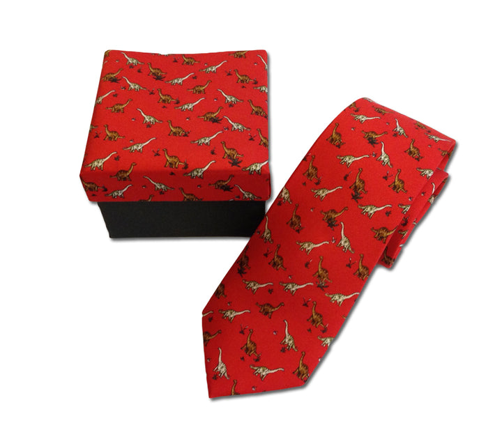 AMNH Dino Boxed Tie
