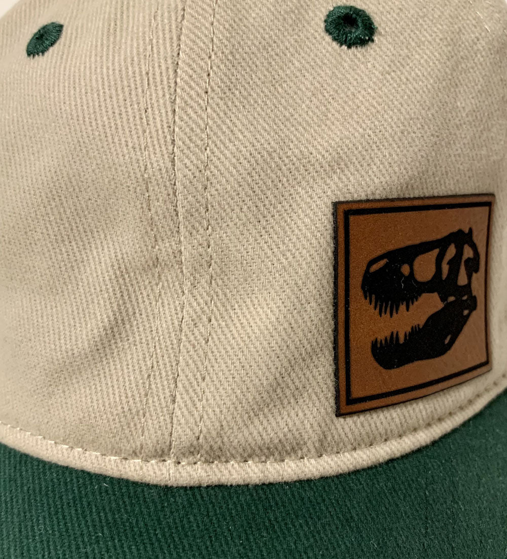 Two-Tone T.Rex Skull Patch Cap