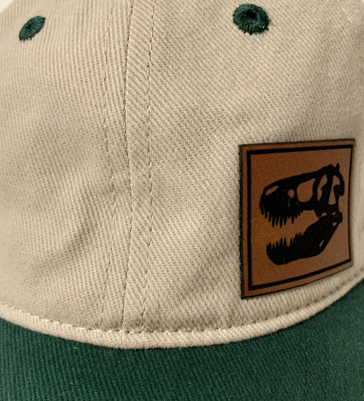 Two-Tone T.Rex Skull Patch Cap