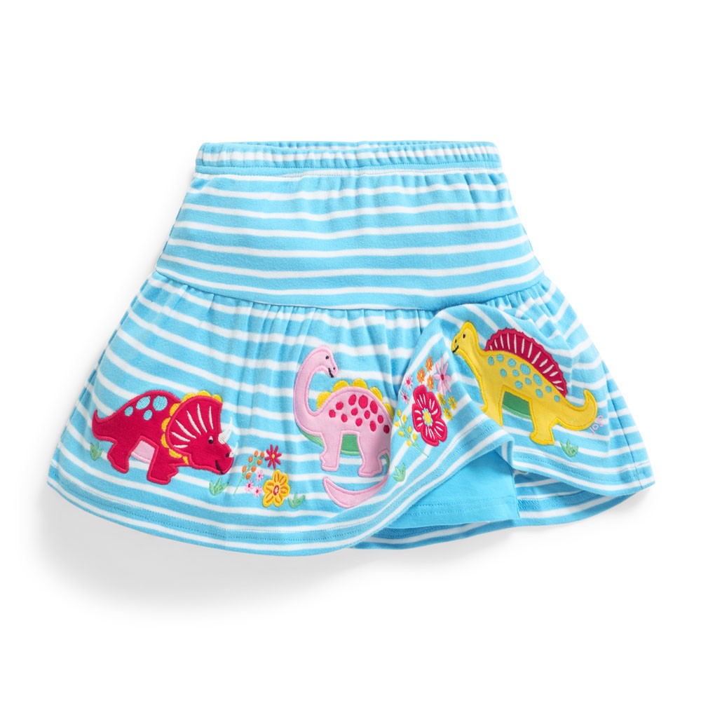 Infant / Toddler Dinosaur Striped Skort