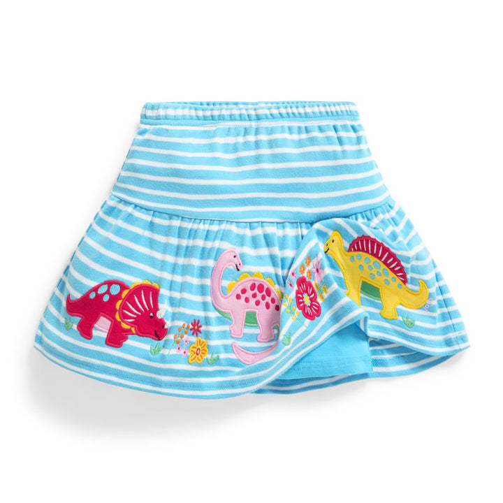 Infant / Toddler Dinosaur Striped Skort