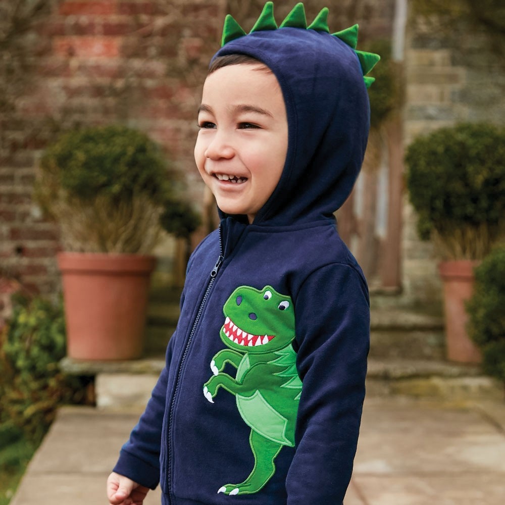 Infant / Toddler Dinosaur Zippered Hoodie