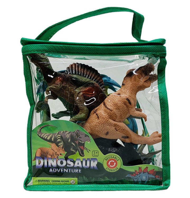 Dinosaur Adventure Bag of Six Dinosaurs
