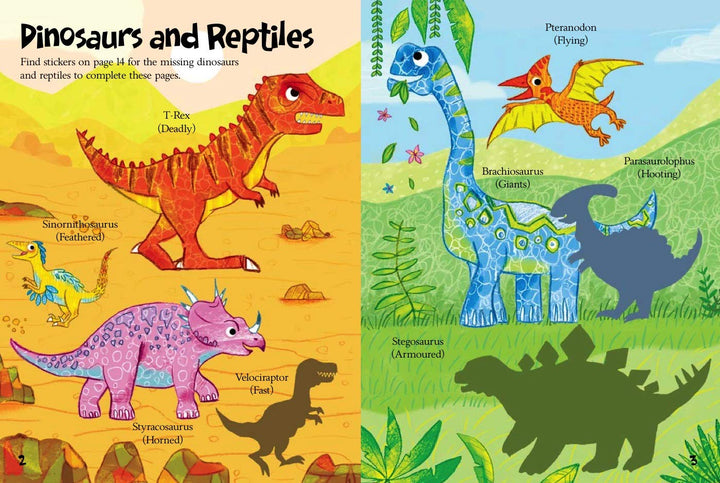 Dinosaur Sticker Activity Book