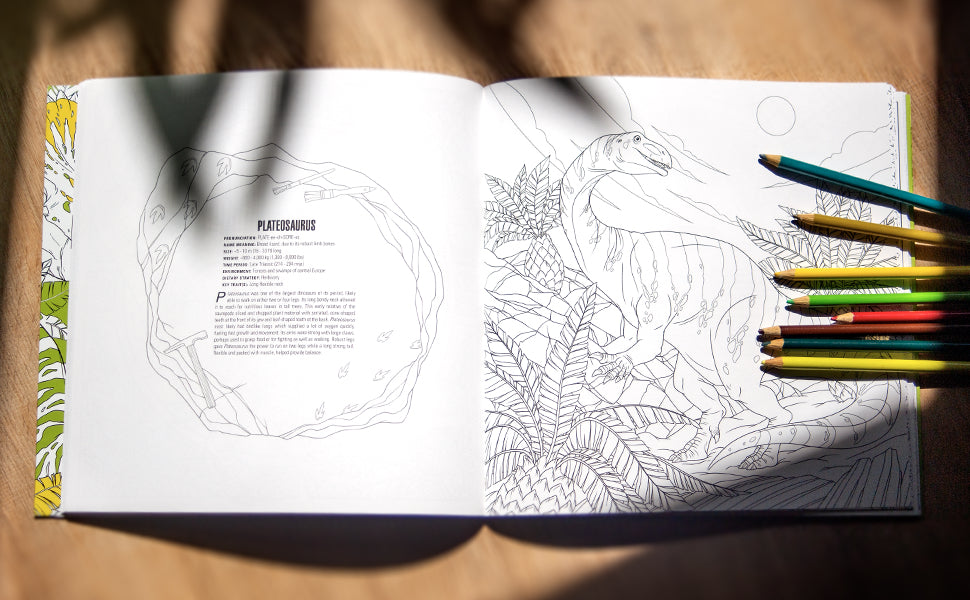 Smithsonian Dinosaurs Coloring Book