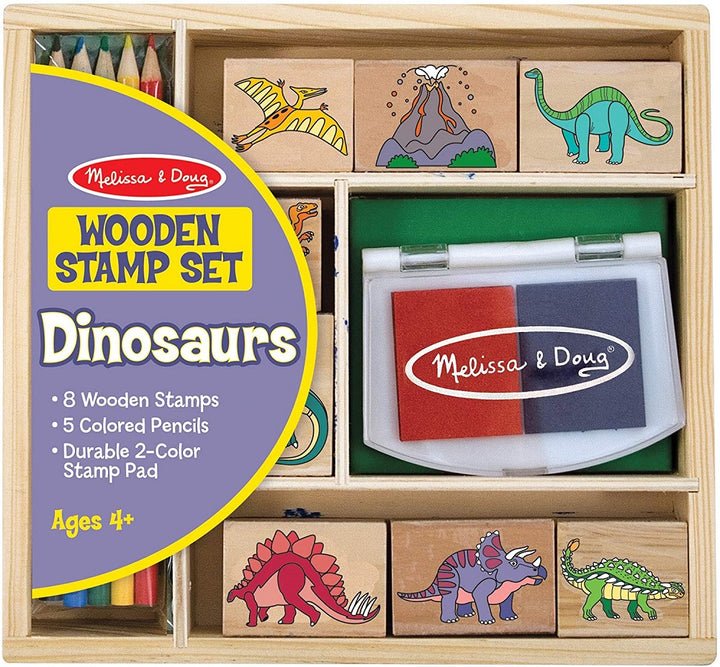 Dinosaurs Wooden Stamp Set