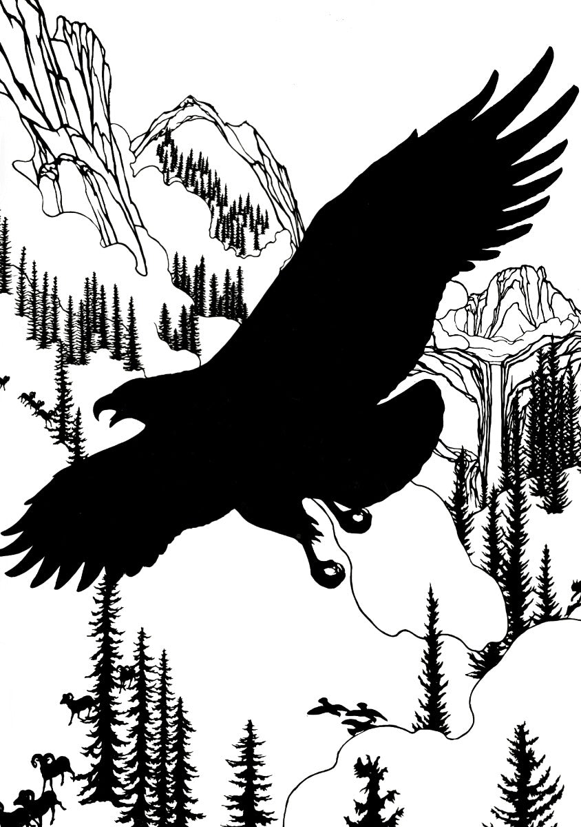 Silhouettes Boxed Notecards by Ugo Mochi