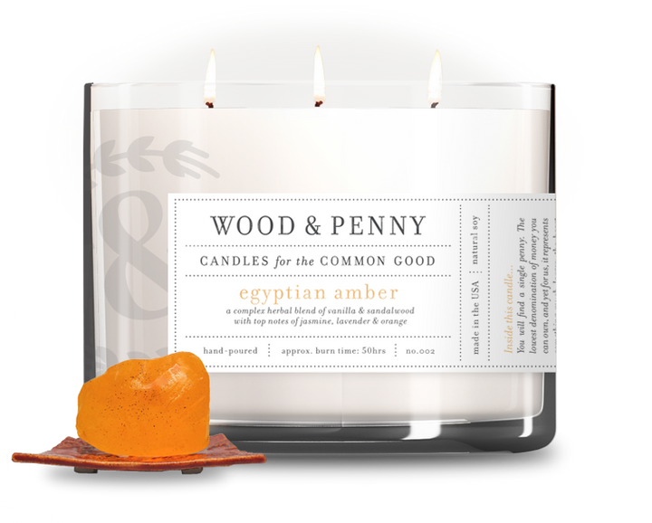 Egyptian Amber Candle