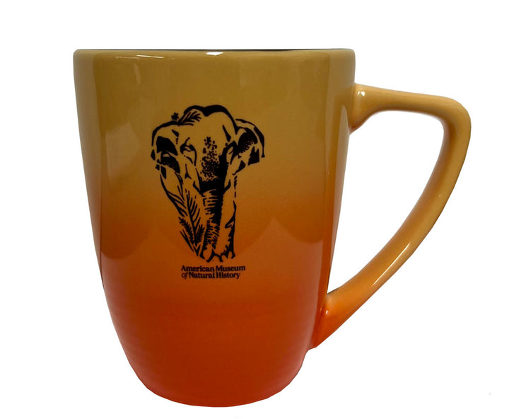 Orange Ombre Elephant Mug