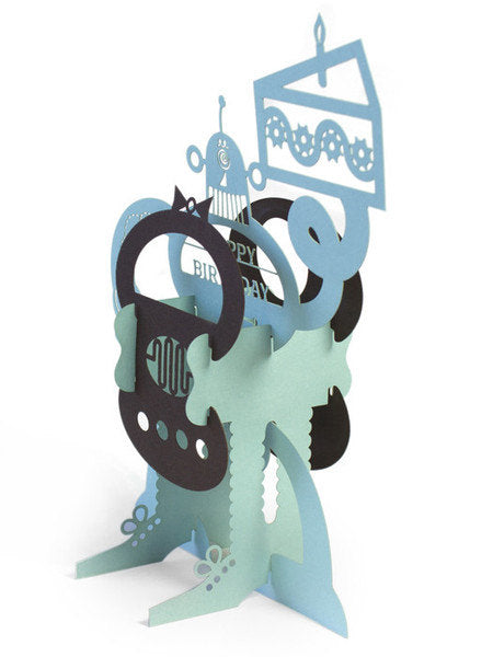 Elmer the 3-D Birthday Card