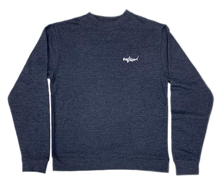 Adult Hammerhead Shark Fleece Crew Sweatshirt