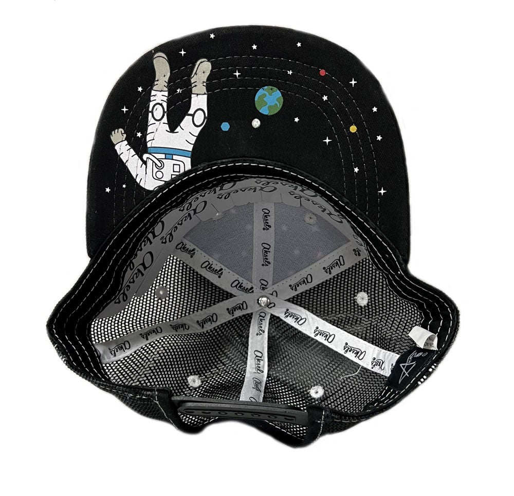 Youth Astronaut Flat Bill Cap Under Bill