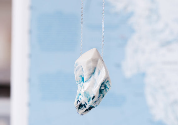 Porcelain Iceberg Necklace
