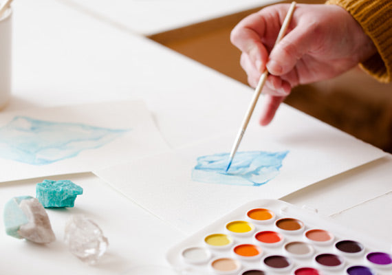 Porcelain Iceberg Necklace