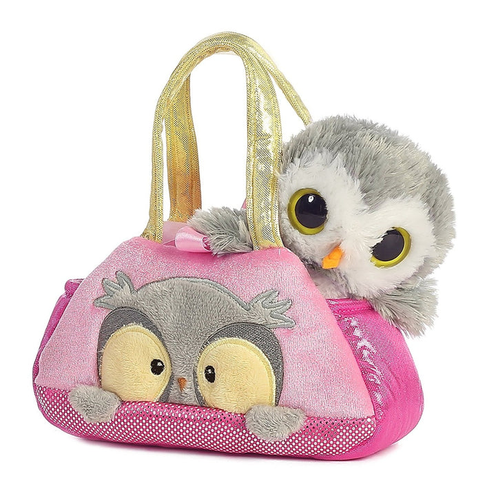 Peek-A-Boo Plush Owl and Carrier Purse