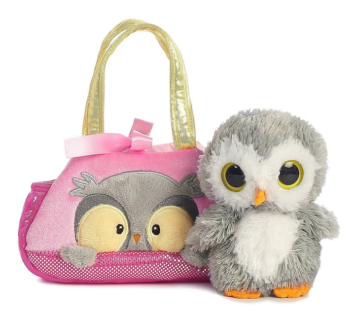 Peek-A-Boo Plush Owl and Carrier Purse