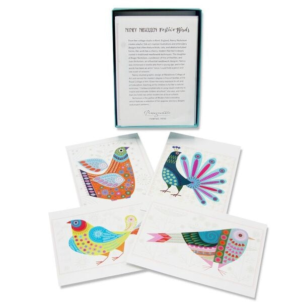 Festive Birds Holiday Card Assortment