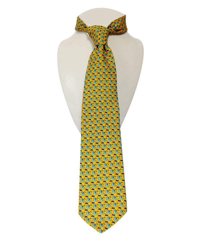 Fish Bait Silk Tie