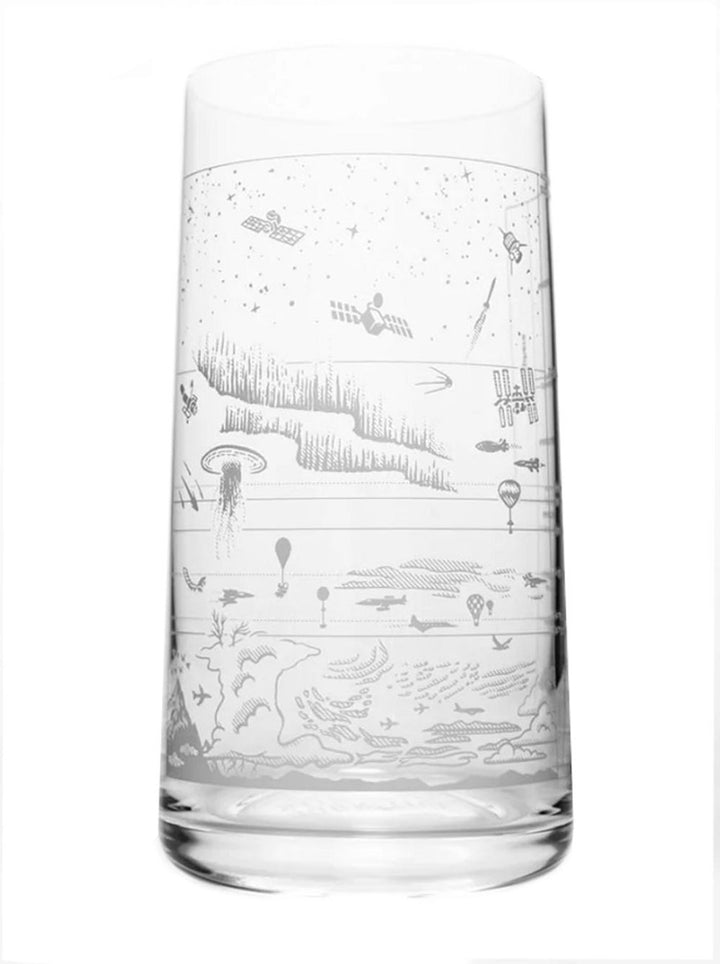 Above The Earth Drinking Glass