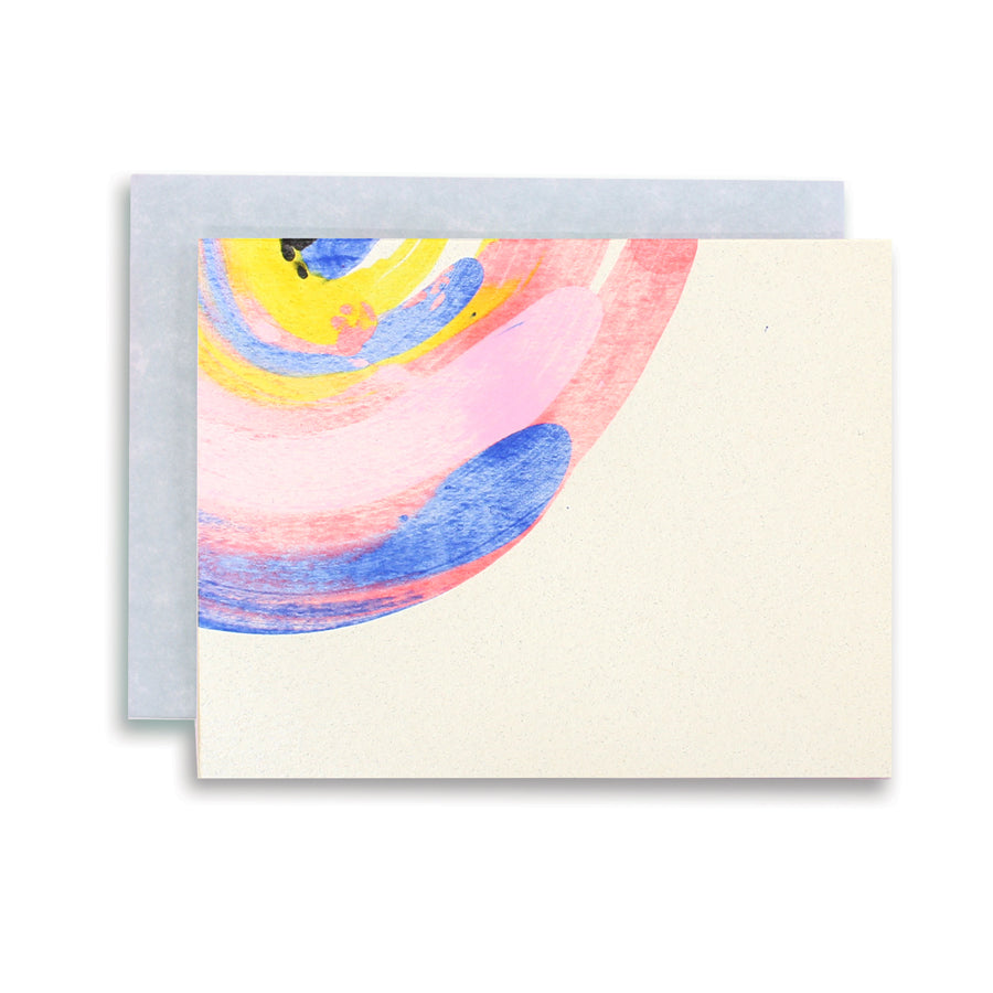 Painted Rainbow Swirl, Boxed Note Cards by Moglea