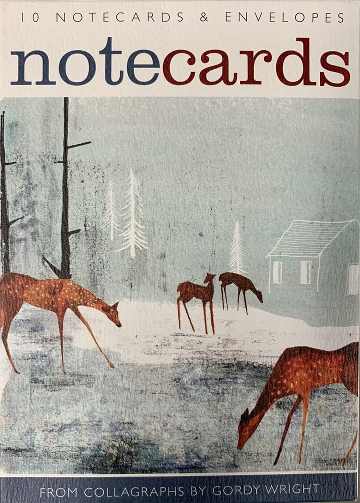 Packet of Midnight Fox and Woodland Clearing Note Cards