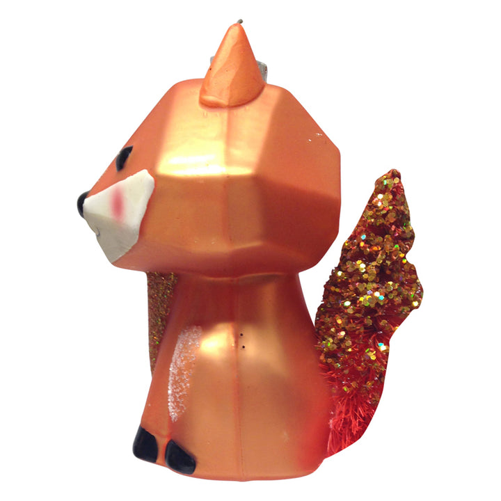 Fox Glass Ornament