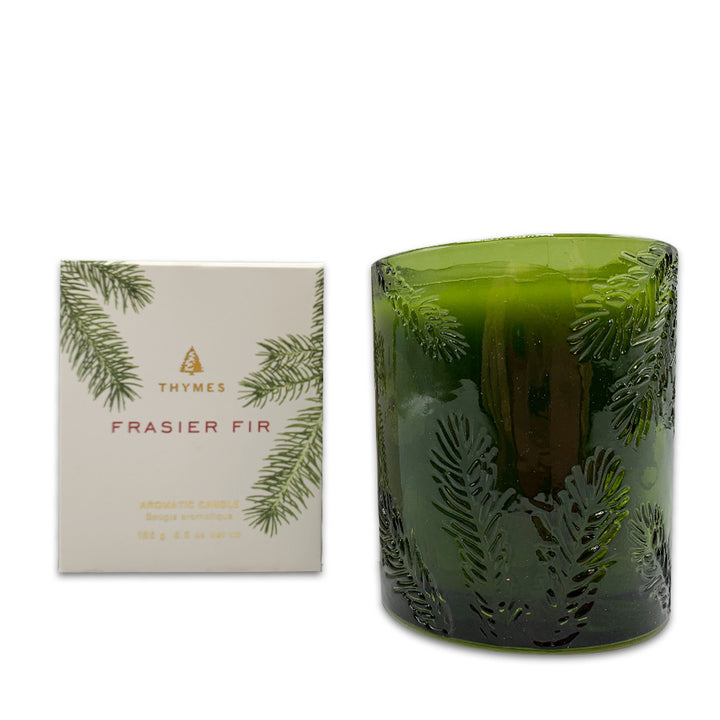 Frasier Fir Green Glass Aromatic Candle